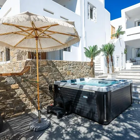 Mykonos Double Luxury Mini Suites-with External Hot Adults Only Apartment *