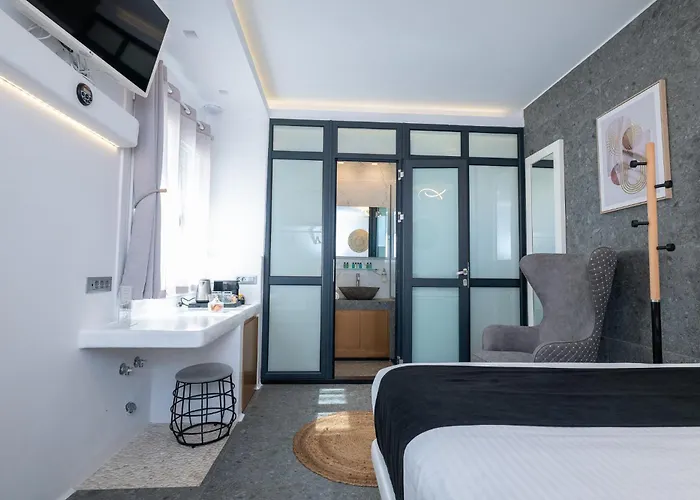 Mykonos Double Luxury Collection-with External Hot Adults Only Апартаменты