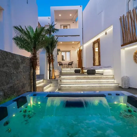דירה Mykonos Double Luxury Mini Suites-with External Hot Adults Only