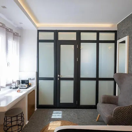 דירה Mykonos Double Luxury Mini Suites-with External Hot Adults Only