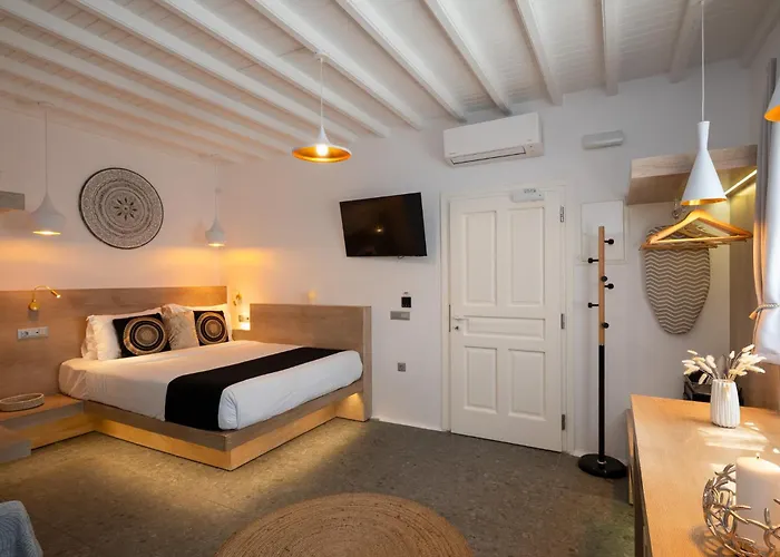 Mykonos Double Luxury Mini Suites-with External Hot Adults Only