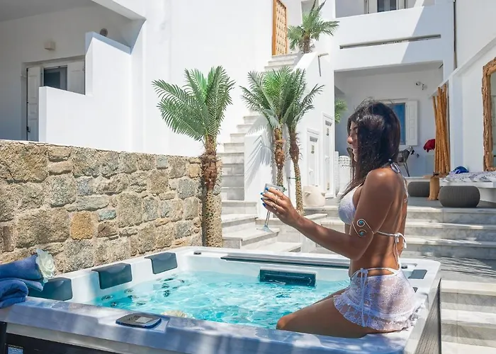 Mykonos Double Luxury Mini Suites-with External Hot Adults Only Διαμέρισμα Άνω Μερά