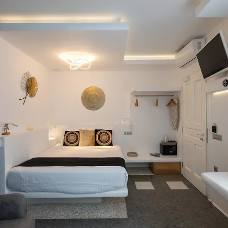 Mykonos Double Luxury Mini Suites-with External Hot Adults Only 公寓