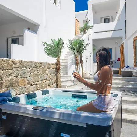 Mykonos Double Luxury Collection-with External Hot Adults Only דירה אנו מרה