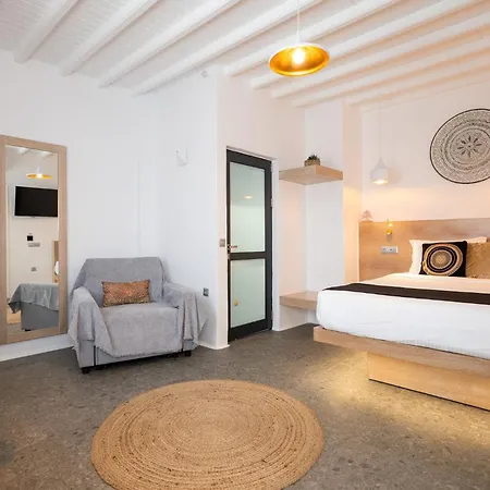 Mykonos Double Luxury Mini Suites-with External Hot Adults Only