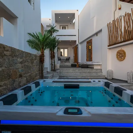 Mykonos Double Luxury Mini Suites-with External Hot Adults Only