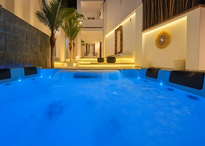 Mykonos Double Luxury Collection-with External Hot Adults Only Lägenhet