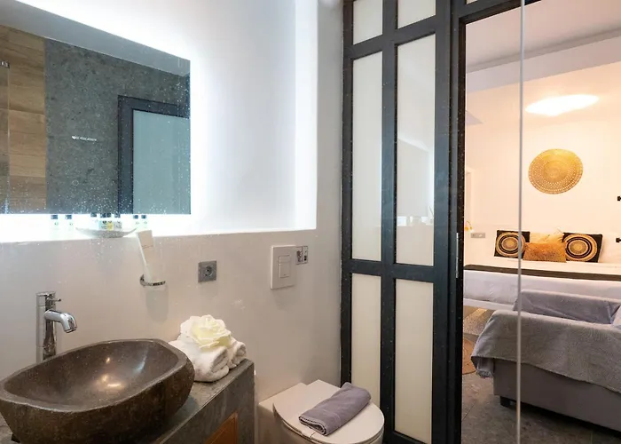 Mykonos Double Luxury Collection-with External Hot Adults Only Lägenhet Ano Mera